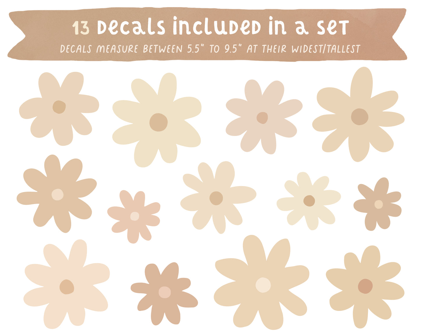 Beige Daisies