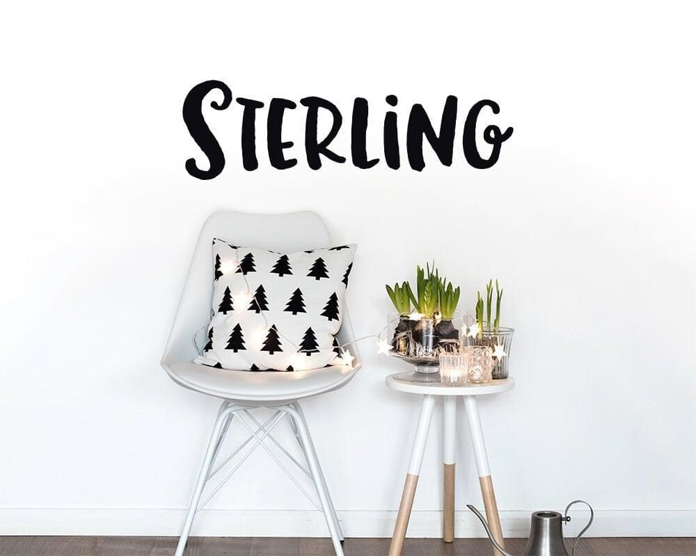 Block Letters Custom Name