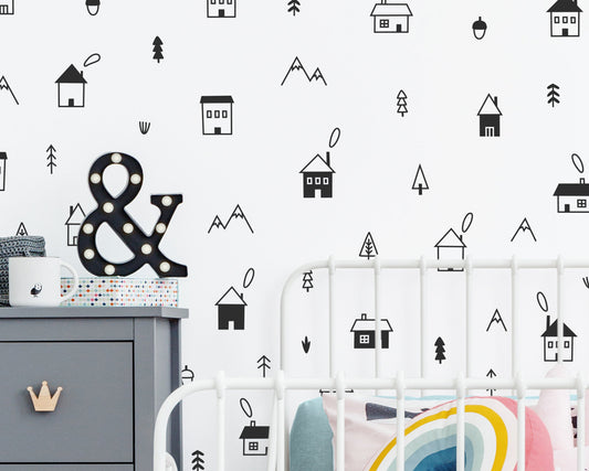 Scandi Woodland Village