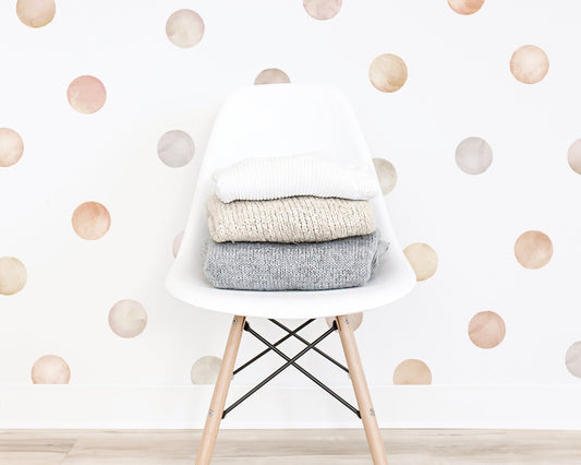 Neutral Watercolor Dots