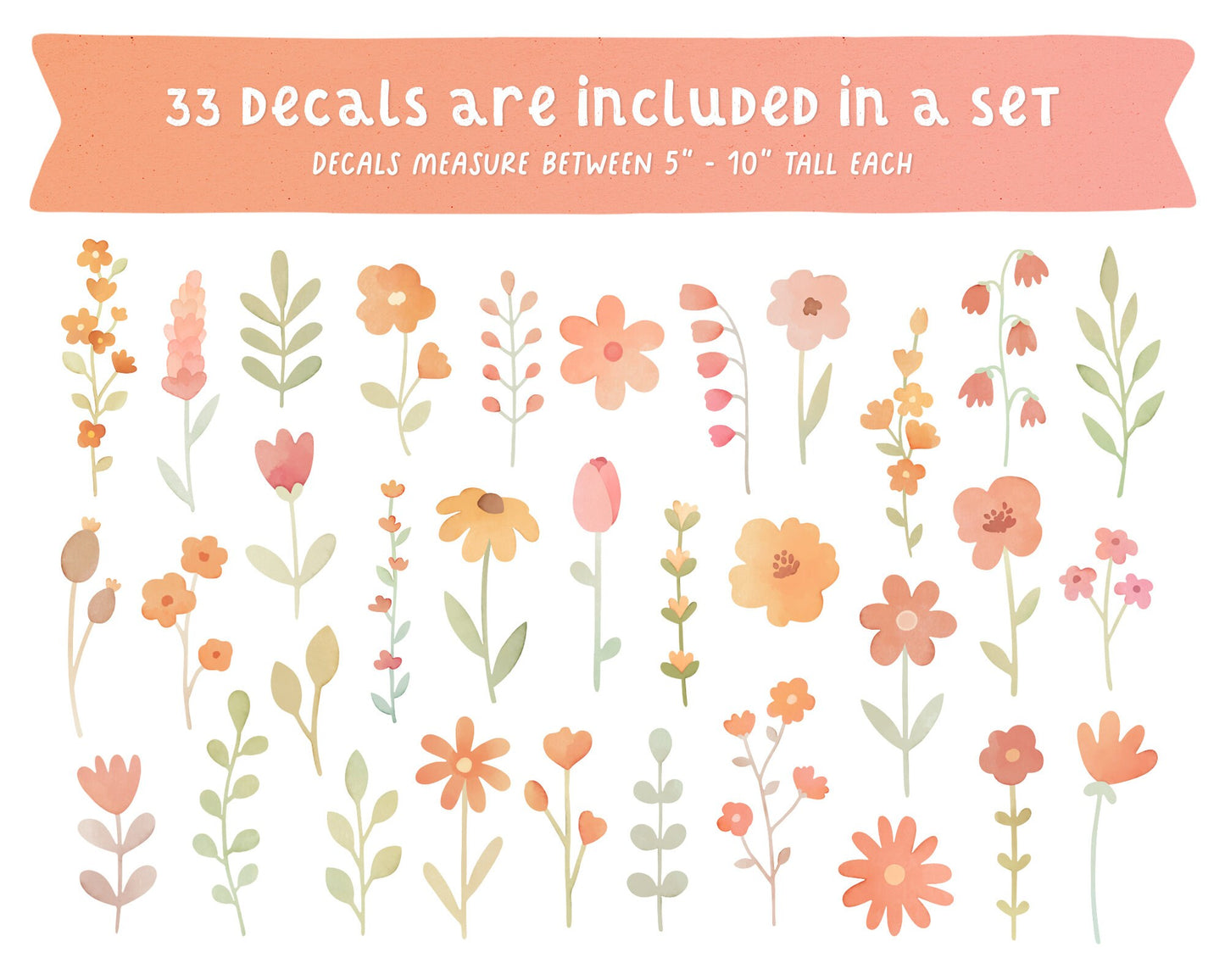 Watercolor Wildflowers