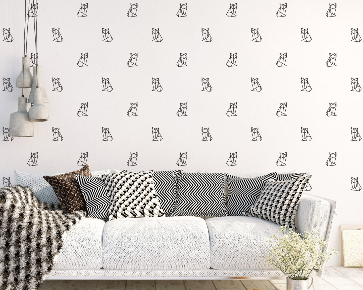 Polygonal Fox Friends