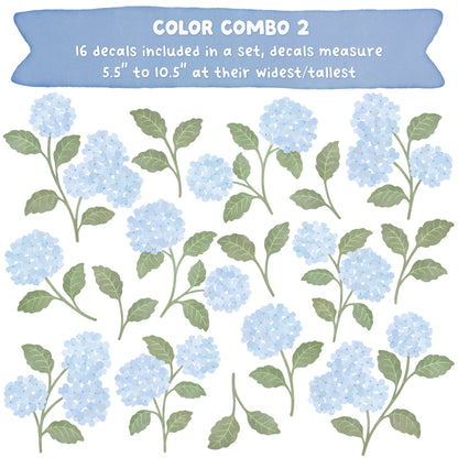 Hydrangeas / Blue Palette