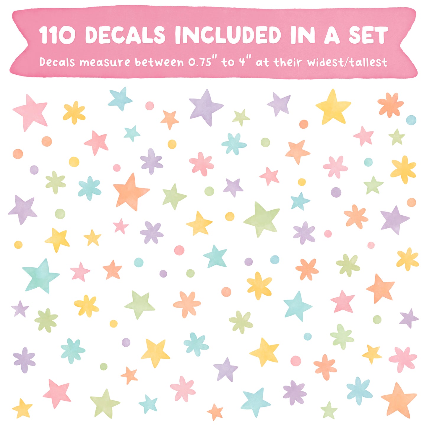 Watercolor Sparkles / Pastel Palette